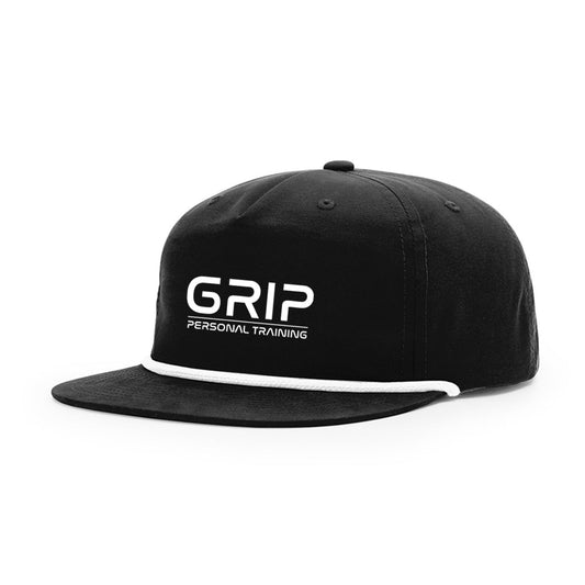 Grandpa Snapback Hat - Black-White - Grip