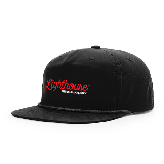 Grandpa Snapback Hat - Black -LightHouse