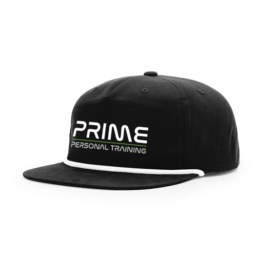 Grandpa Snapback Hat - Black-White - Prime