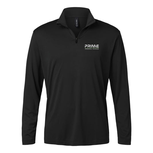 Men's Pro-Lock Performance Quarter-Zip Pullover - Black - Prime