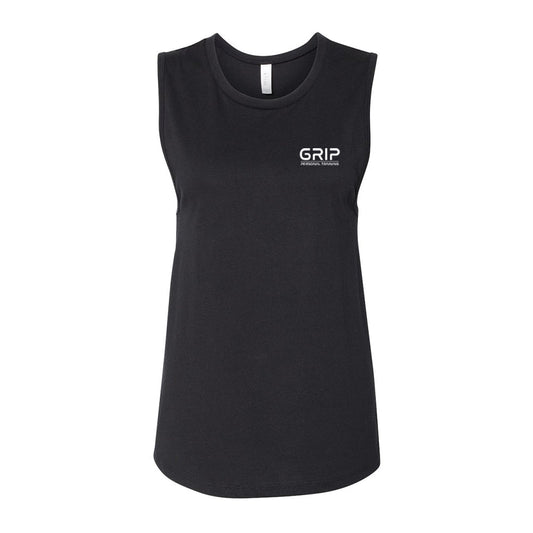 Women's Jersey Muscle Tank - Black - Grip