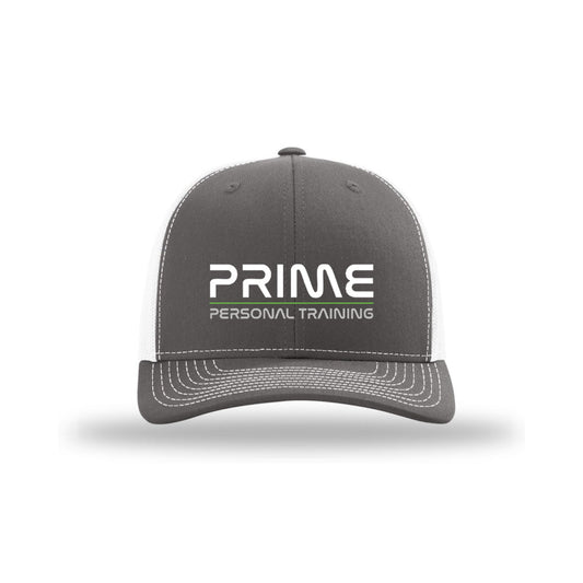 Trucker Snapback Hat -Charcoal/White - Prime